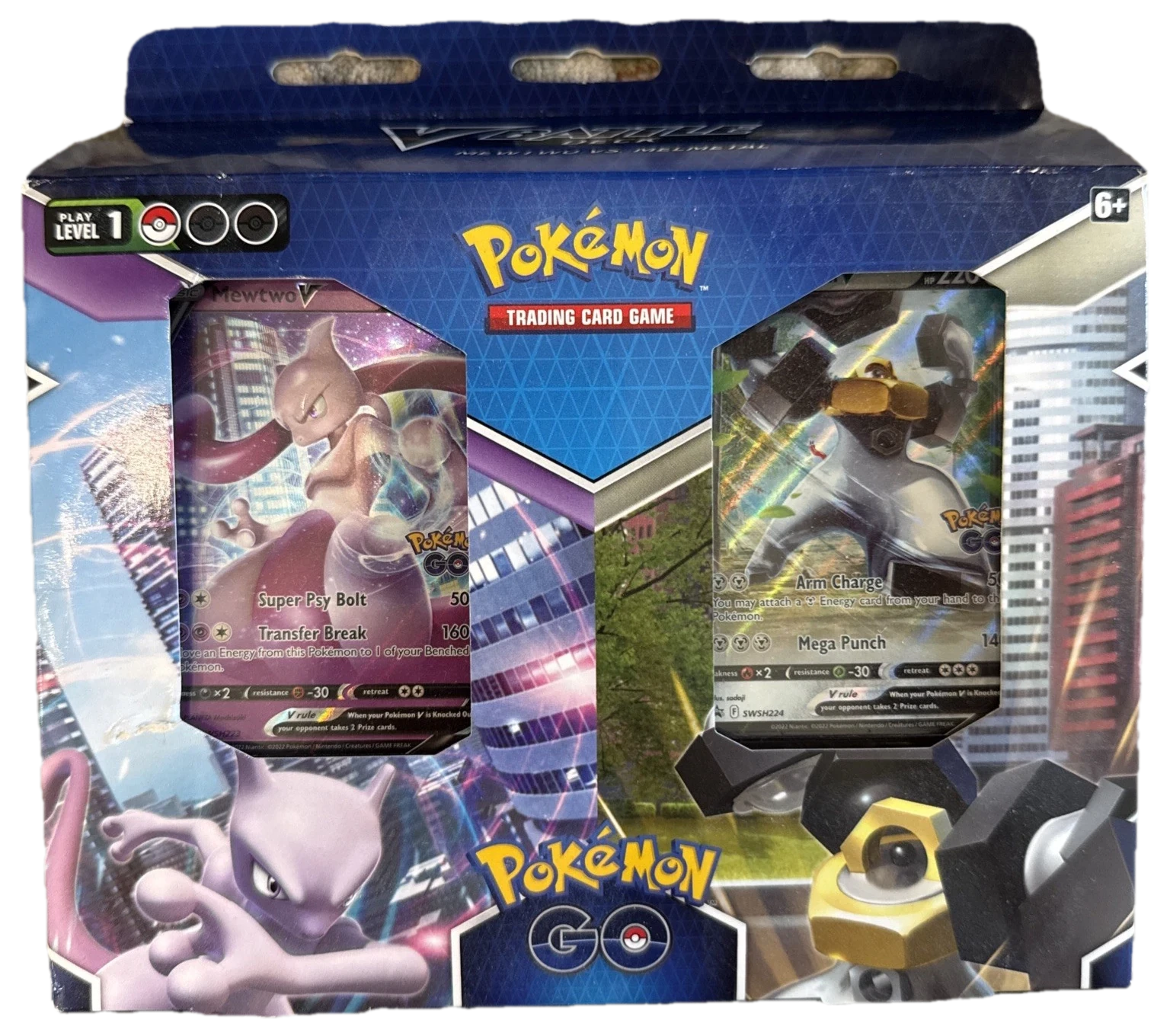 Pokemon Go Mewtwo Vs Melmetal V Battle Deck Bundle Deck
