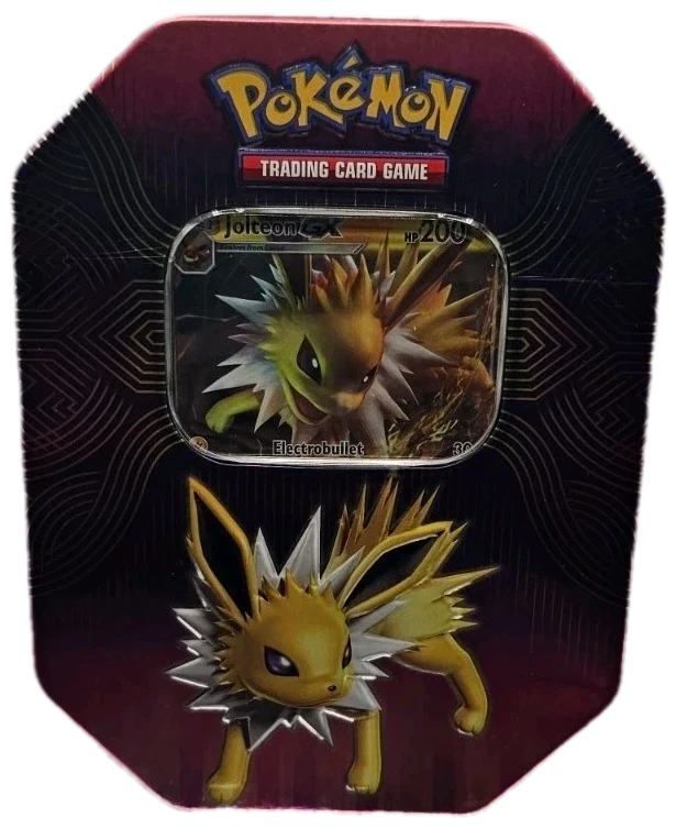 Sun & Moon Elemental Power Tin Jolteon Tin