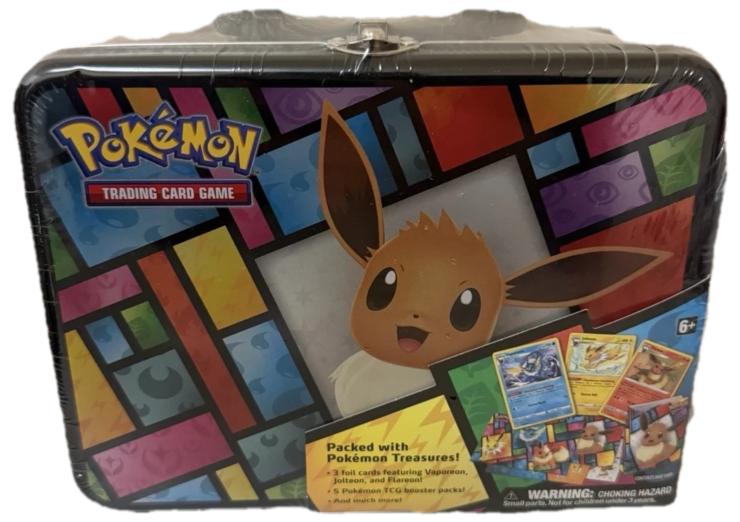 Eevee Collectors Treasure Chest Tin Tin