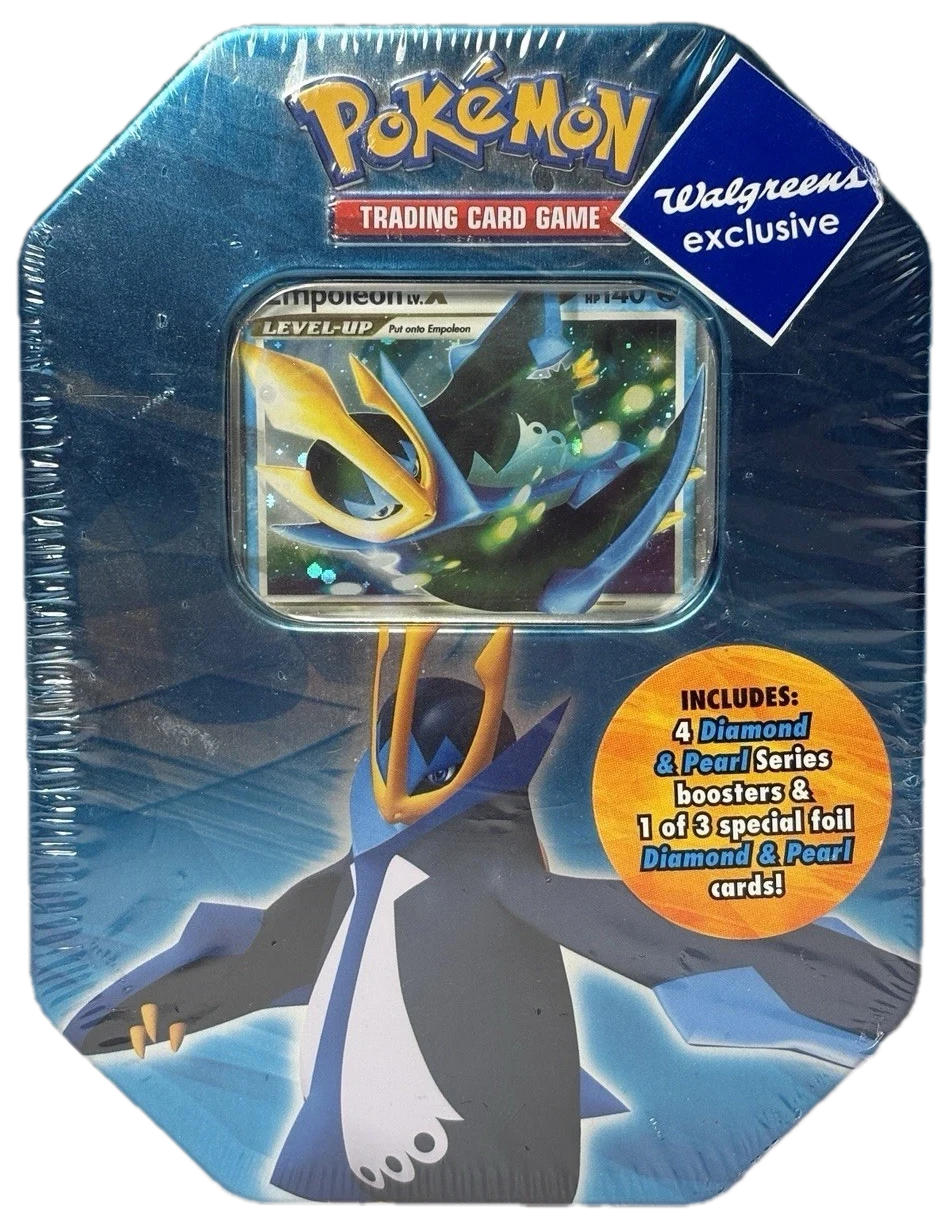 Diamond & Pearl Empoleon Lvx Tin Tin