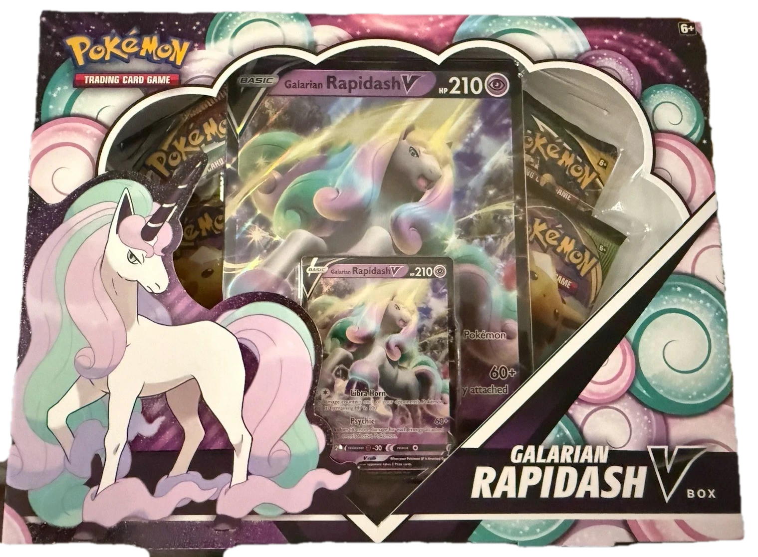 Evolving Skies Galarian Rapidash V Box Collection Box