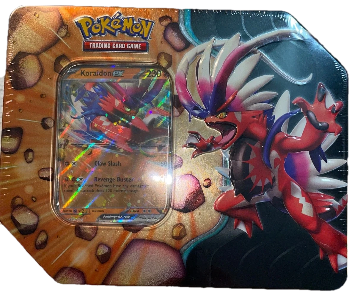 Paldea Evolved Paldea Legends Tin Koraidon Tin