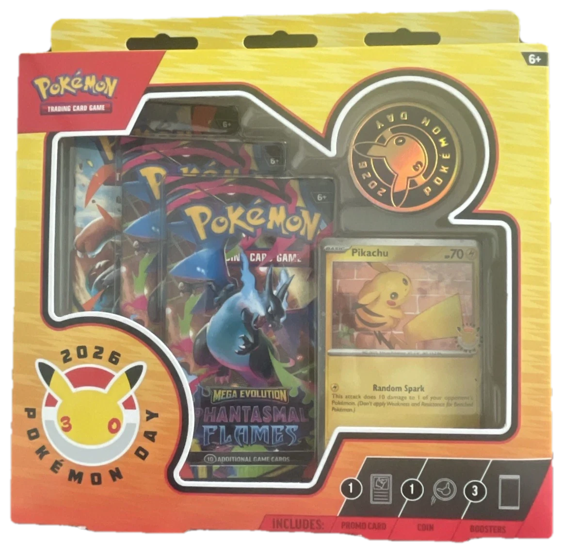 Phantasmal Flames Day 2026 Pikachu Promo Collection Box Collection Box