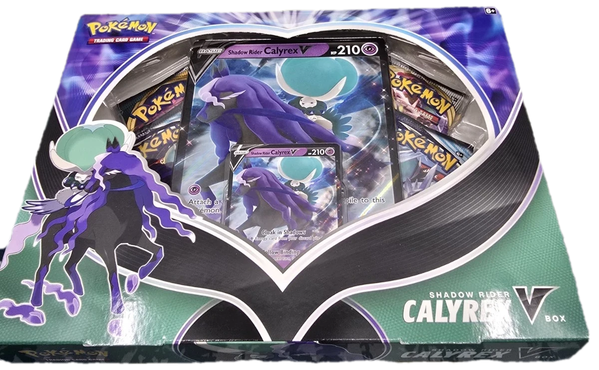 Chilling Reign Shadow Rider Calyrex V Box Collection Box