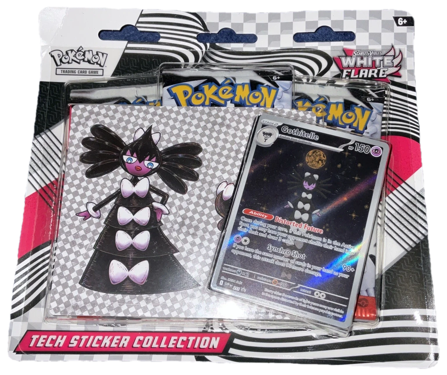 White Flare Tech Sticker Collection Collection Box