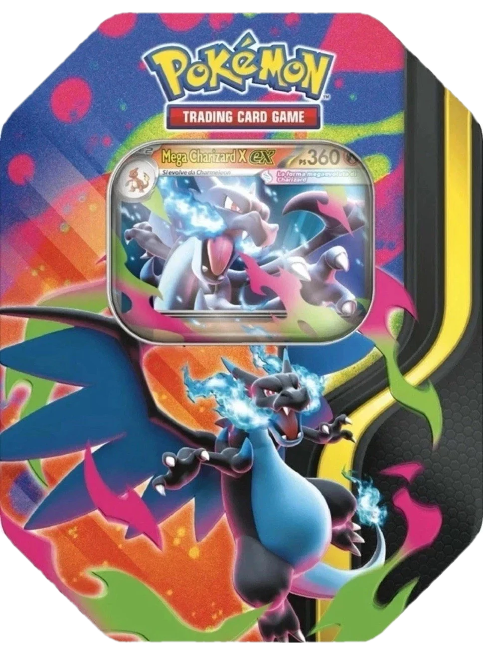 Mega Charizard X Tin Tin