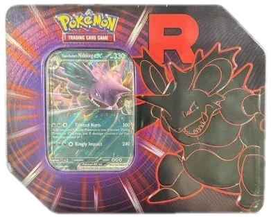 Team Rocket Tin Case Tin