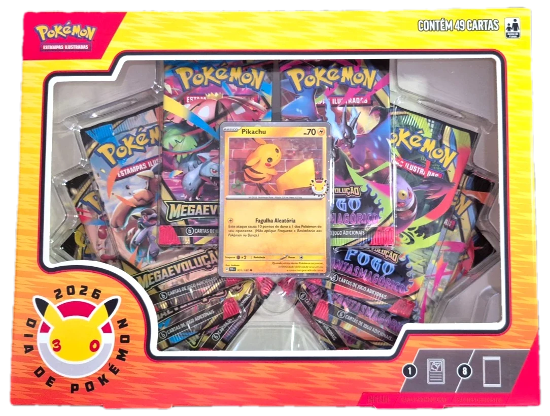 Celebrations 2026 Pokemon Day Pikachu Box Collection Box