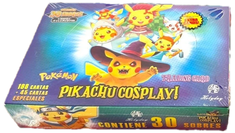 Pikachu Cosplay Trading Card Box Booster Box