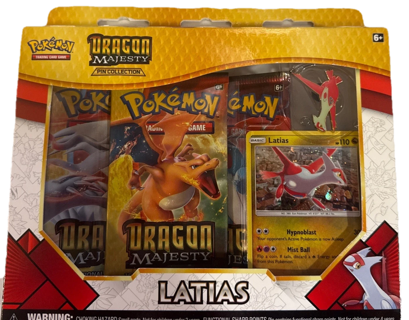 Dragon Majesty Latias Pin Collection Collection Box