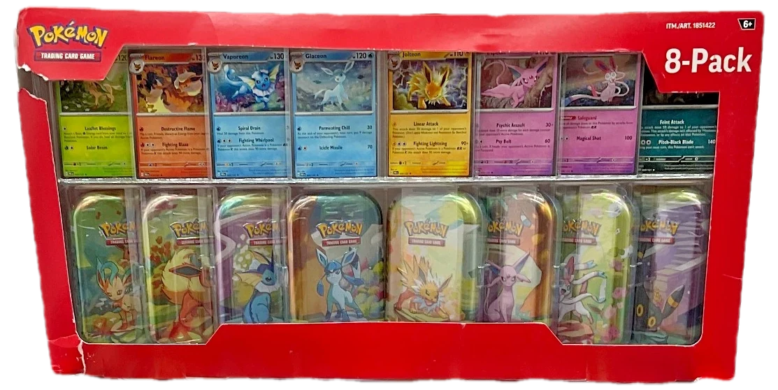 Prismatic Evolutions Mini Tin Box Collection Box