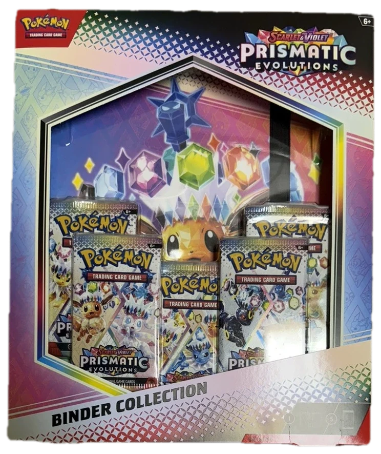 Prismatic Evolutions Binder Collection And Poster Collection Collection Box
