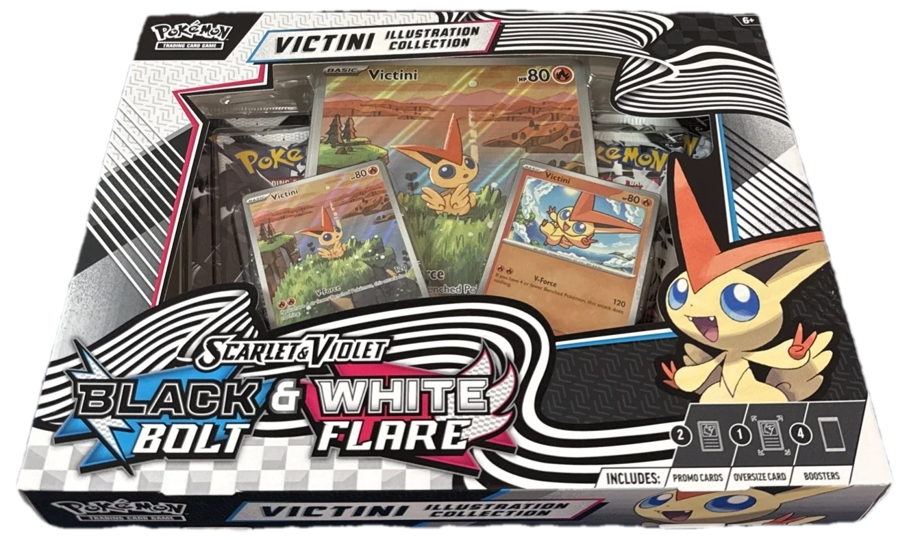 White Flare Bolt Flare Collection Collection Box