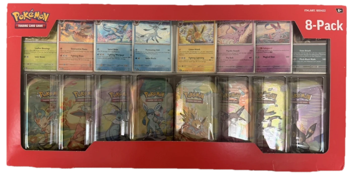 Prismatic Evolutions Tin Collection Collection Box
