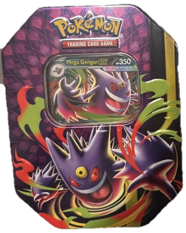 Mega Gengar And Mega Clefable Tins Tin