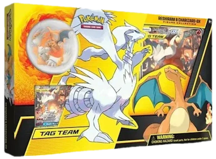 Unbroken Bonds Reshiram & Charizard Figure Collection Collection Box