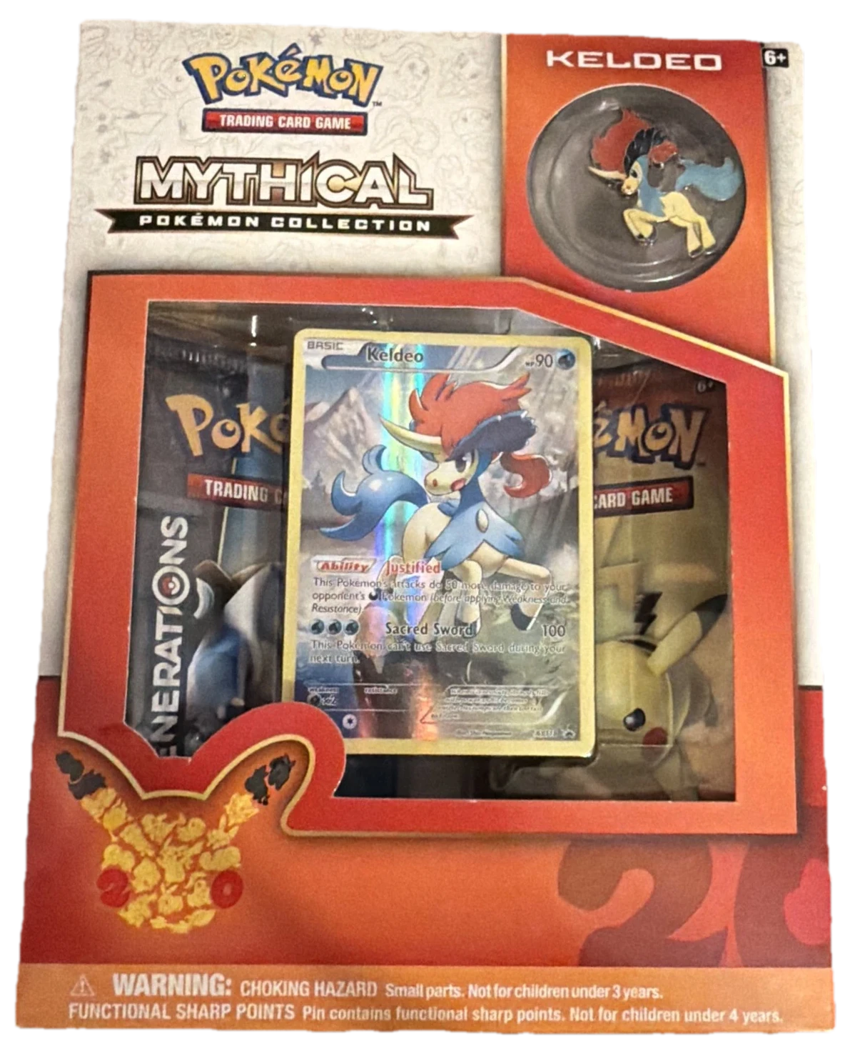 Generations Mythical Pokemon Collection Keldeo Collection Box