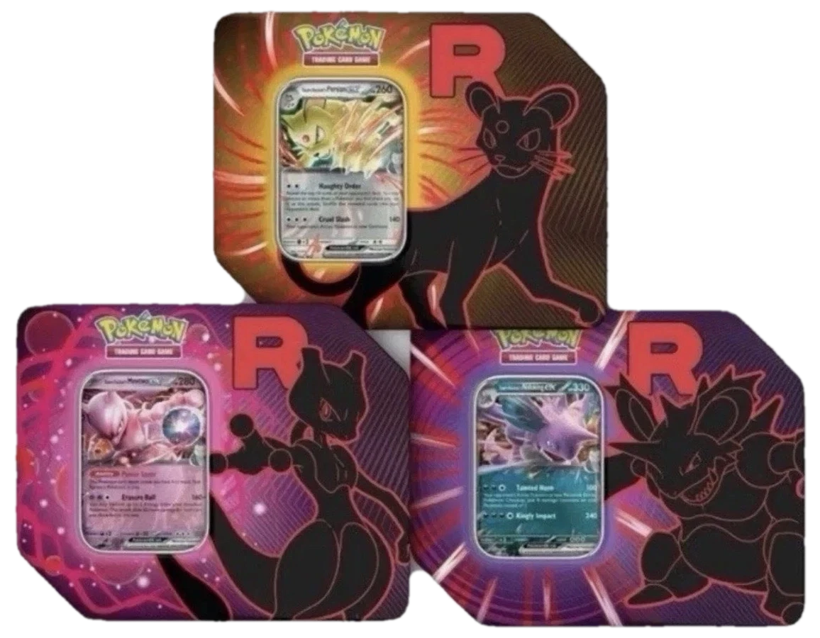 Team Rocket Stacking Tins Tin