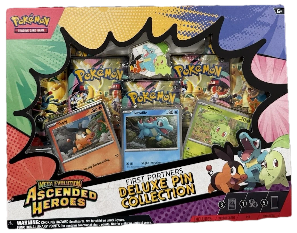 Ascended Heroes First Partners Deluxe Pin Collection First Partner Illustration Collection Collection Box