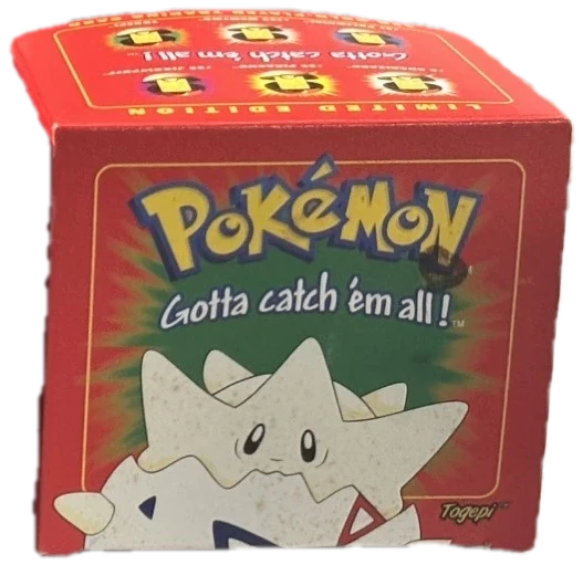 1999 Burger King Pokemon 23k Gold Card Set Collection Box