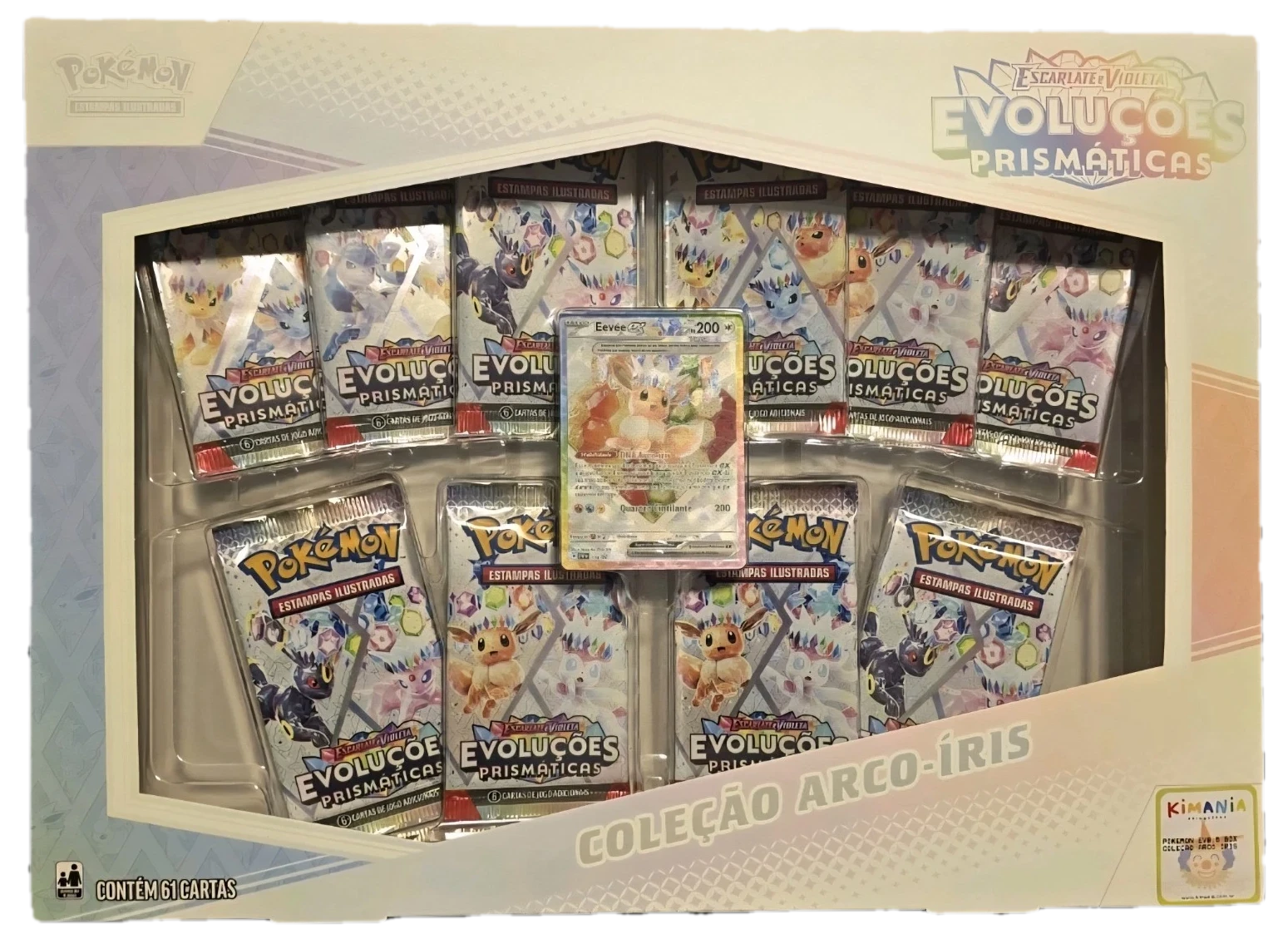 Prismatic Evolutions Coleção Arco íris Collection Box