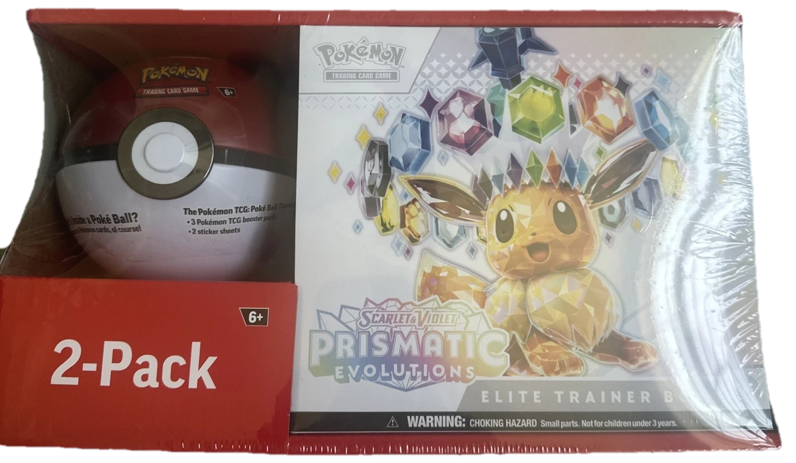 Prismatic Evolutions Etb Pokeball Bundle Collection Box