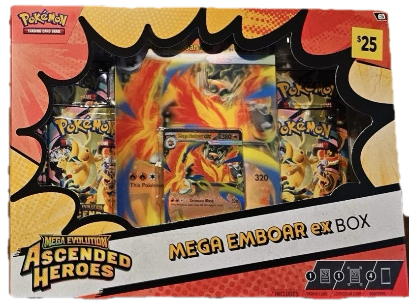 Ascended Heroes Mega Emboar Box Collection Box