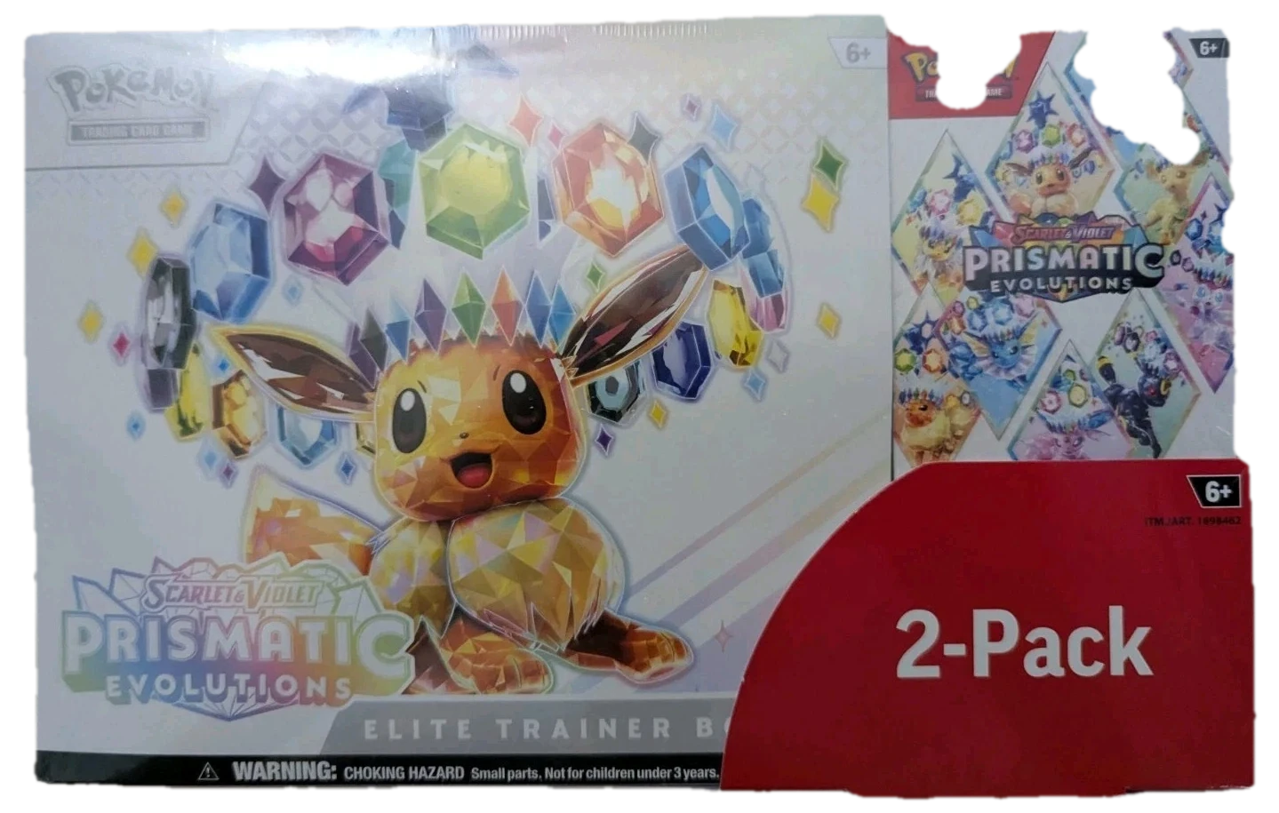 Prismatic Evolutions Elite Trainer Box Bundle Collection Box