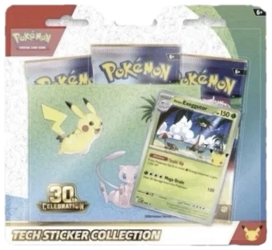 30th Anniversary Celebration Tech Sticker Blister Multipack