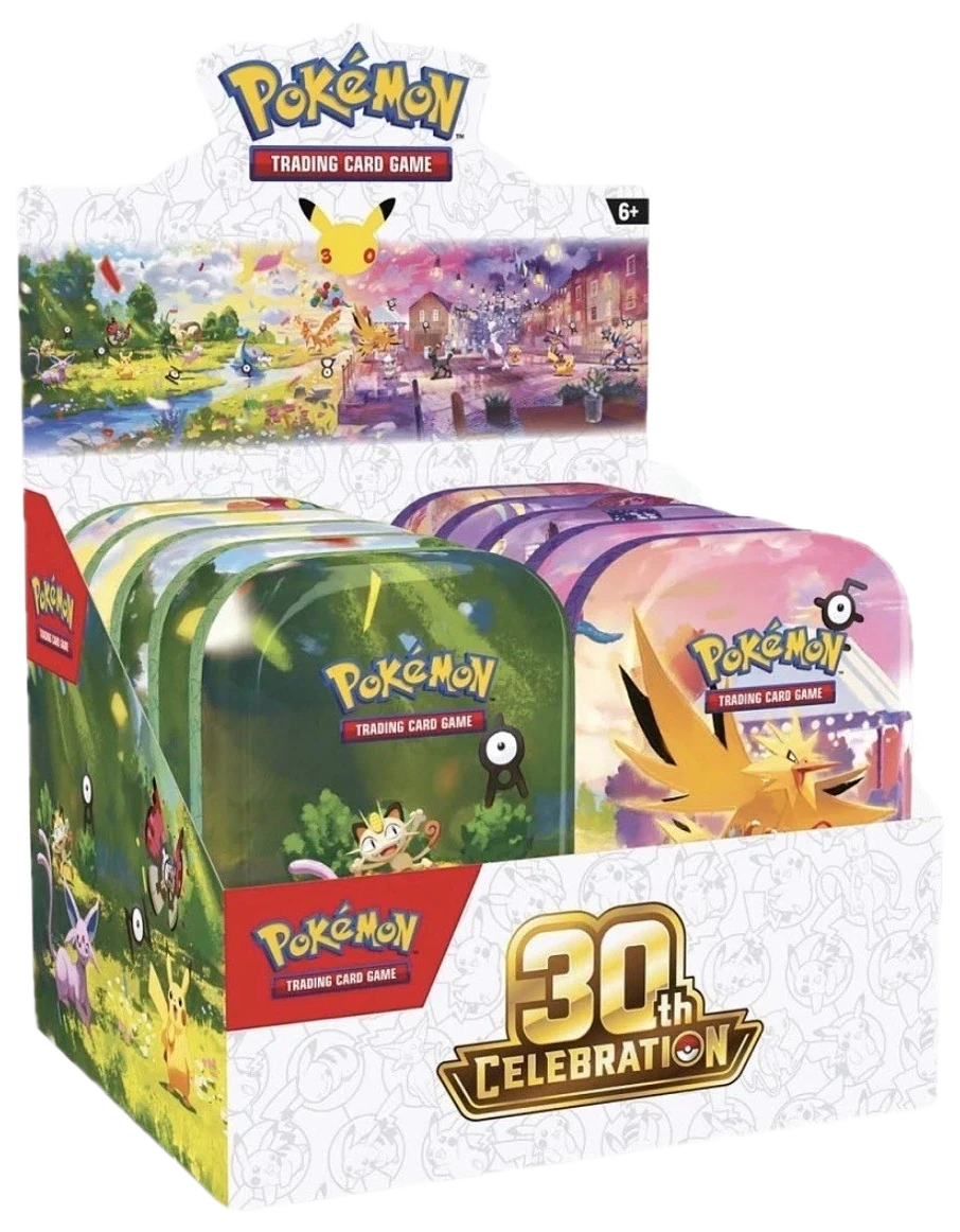 30th Anniversary Mini Tin Display Tin