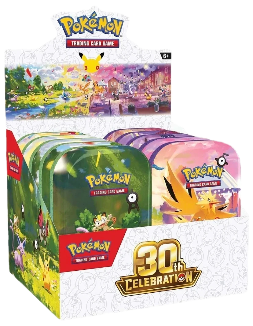 30th Celebration Mini Tin Display Tin