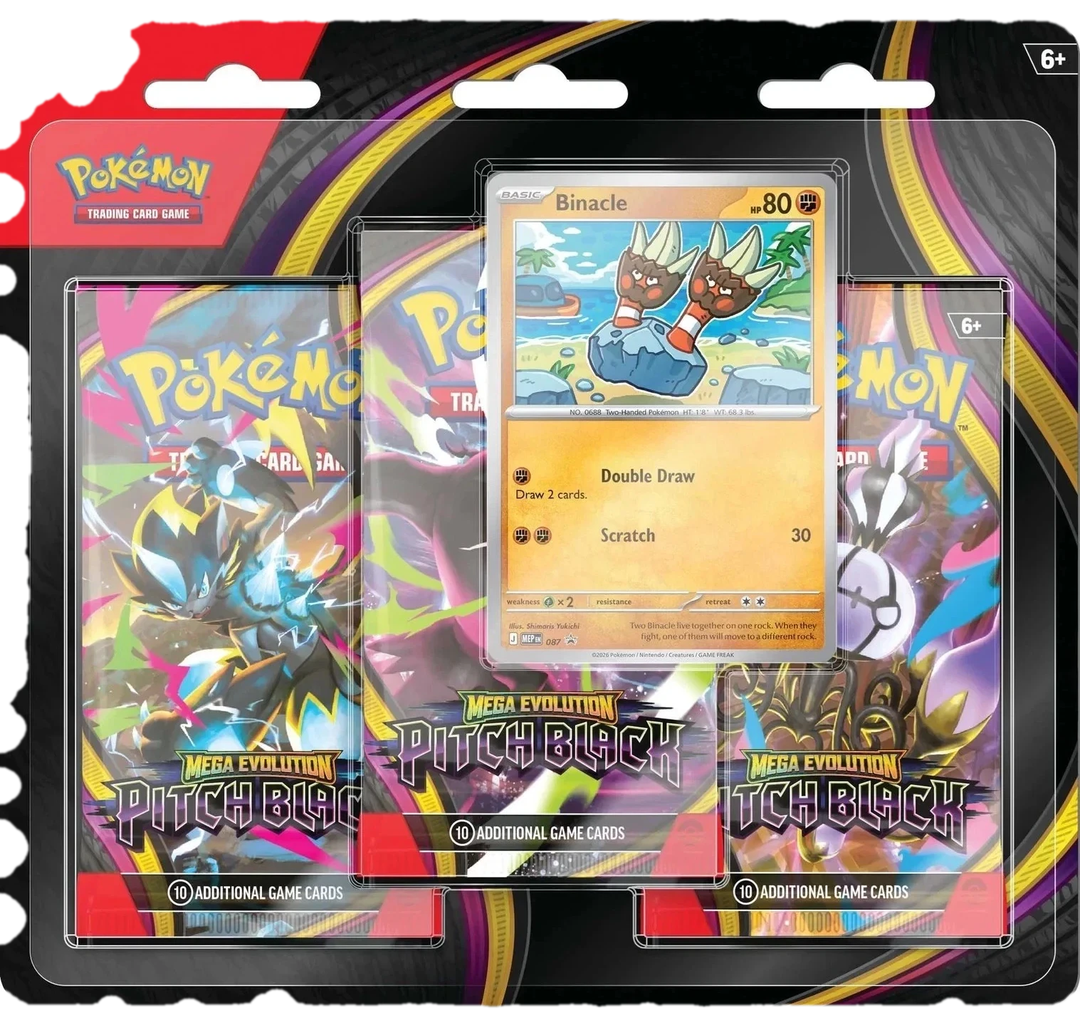 Pitch Black Booster Display Blister Multipack