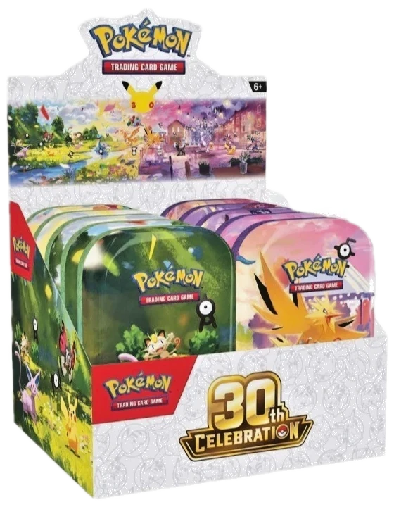 30th Celebration Mini Tin Display Collection Box