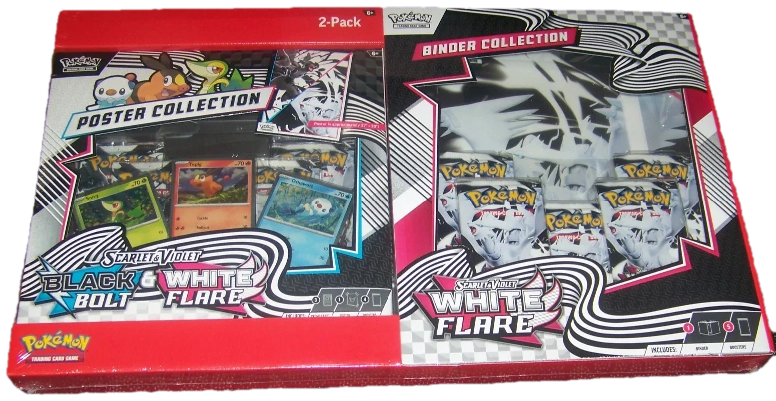 Flare Poster Collection And White Flare Binder Collection Collection Box