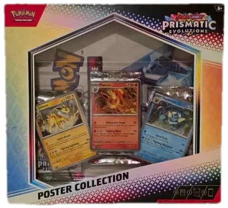 Scarlet & Violet Prismatic Evolutions Poster Collection Collection Box