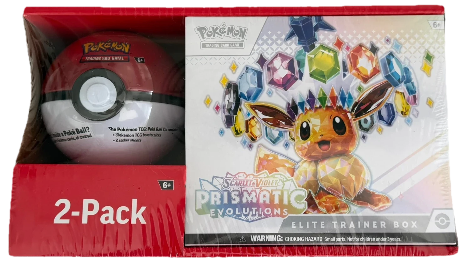 Prismatic Evolutions Elite Trainer Box Poke Ball Collection Box