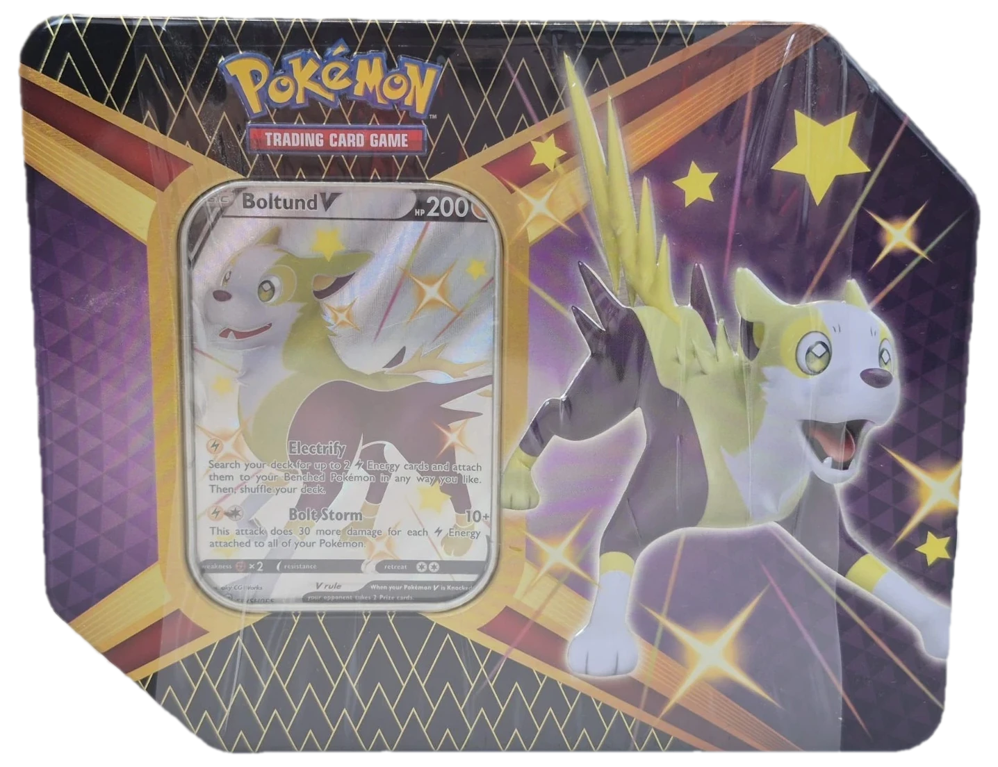 Shining Fates Boltund V Collectors Tin Tin
