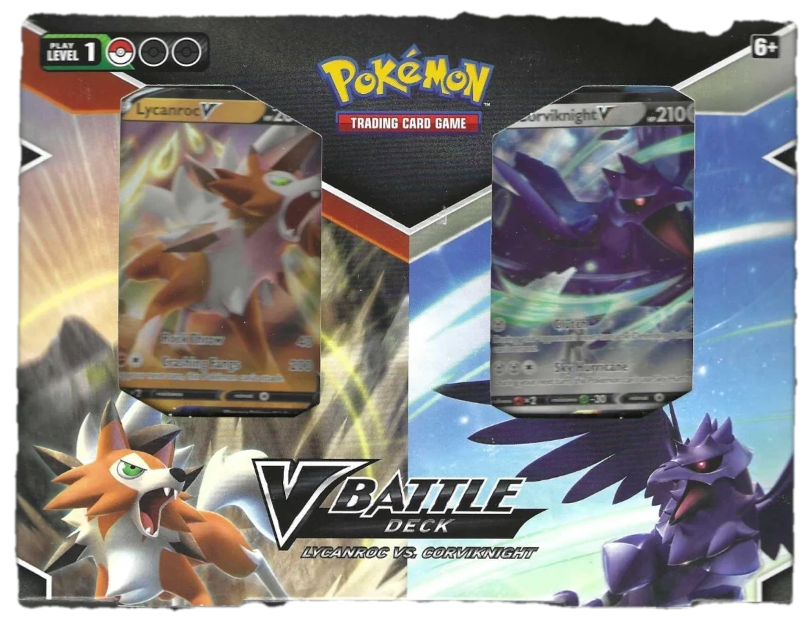Lycanroc Vs Corviknight V Battle Deck Deck