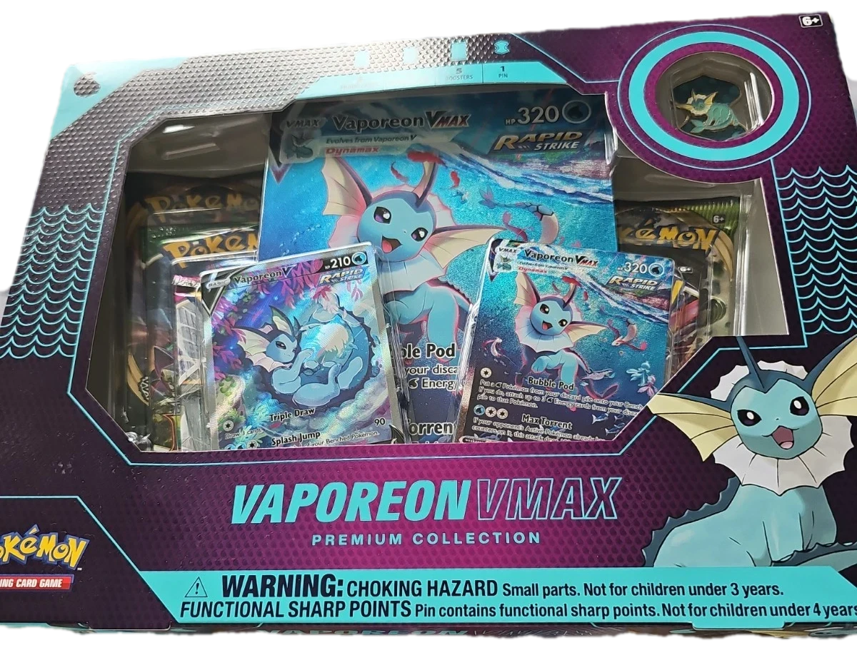 Rapid Strike Vaporeon Premium Collection Collection Box