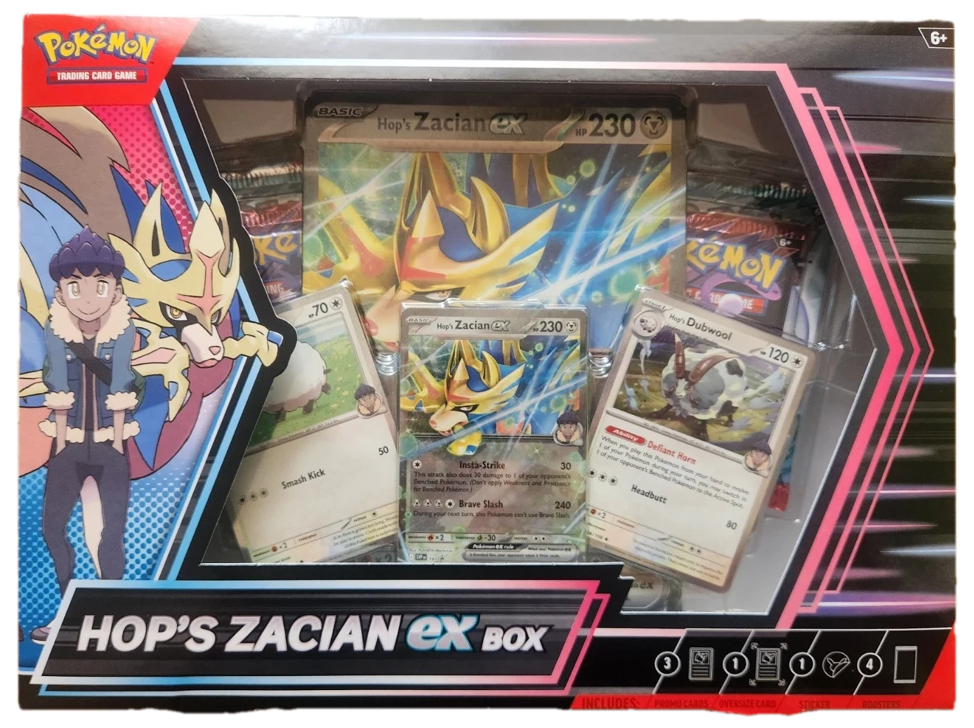 Sword & Shield Hops Zacian Box Collection Box