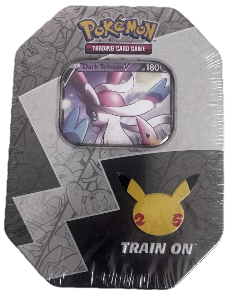 Celebrations Dark Sylveon V Train On Tin Tin