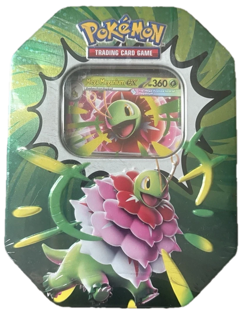 Mega Evolution Mega Meganium Tin Tin